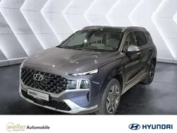 Lagoon blue Gebraucht 2021 Hyundai Santa Fe Signature SUV | 34.930 € (Teuer)