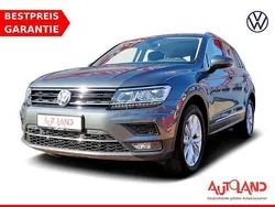 Indiumgrau metallic (metallic) Gebraucht 2019 VW Tiguan Highline SUV | 28.490 € (Guter Preis)