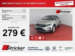 Ivory silver metallic / schwa Neu 2025 VW T-Roc Cabriolet Style Cabrio | 33.989 € (Fairer Preis)