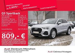 Florettsilber metallic Gebraucht 2022 Audi Q3 Sportback Ambiente SUV | 35.742 € (Fairer Preis)