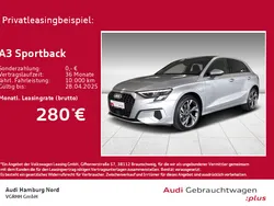 Silber Gebraucht 2024 Audi A3 Sportback e-tron Sport Limousine | 35.130 € (Teuer)