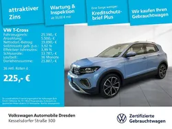 Clear blue metallic Gebraucht 2024 VW T-Cross Style SUV | 25.390 € (Fairer Preis)