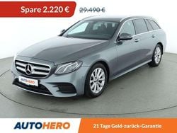 Selenitgrau Gebraucht 2019 Mercedes E220 AMG line Kombi | 27.270 € (Superpreis)