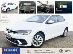 Pure white Gebraucht 2021 VW Polo Style Kleinwagen | 17.450 € (Fairer Preis)