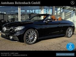 Unilack schwarz Gebraucht 2022 Mercedes C200 AMG Cabrio | 38.999 € (Etwas zu teuer)