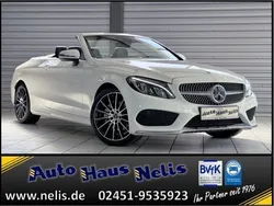 Weiß Gebraucht 2018 Mercedes C200 AMG Cabrio | 32.980 € (Fairer Preis)