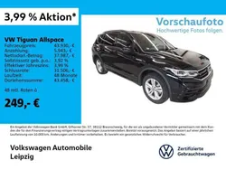 Schwarz Gebraucht 2024 VW Tiguan Allspace R-line SUV | 43.930 € (Fairer Preis)