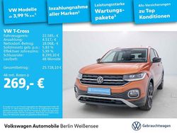 4m energetic orange metallic Gebraucht 2021 VW T-Cross Style SUV | 22.585 € (Fairer Preis)