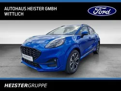 Blau (desert island blue) Gebraucht 2024 Ford Puma ST-Line SUV | 24.990 € (Guter Preis)