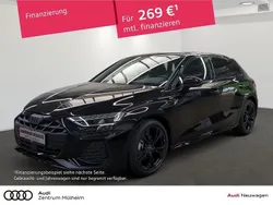 Mythosschwarz metallic Gebraucht 2025 Audi A3 Sportback S-Line Limousine | 39.990 € (Guter Preis)