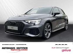 Grau Gebraucht 2024 Audi A3 Sportback S-Line Limousine | 37.470 € (Fairer Preis)