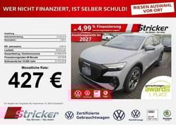 Kieselgrau Gebraucht 2024 Audi Q4 e-tron S-Line SUV | 35.939 € (Superpreis)