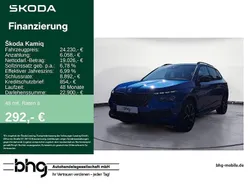 Blau Gebraucht 2021 Skoda Kamiq Monte Carlo SUV | 24.230 € (Fairer Preis)