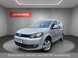 Silber Gebraucht 2014 VW Caddy Maxi Trendline Van / Kleinbus | 14.999 €