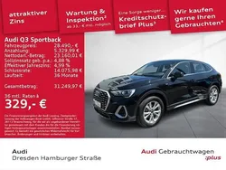 Mythosschwarz metallic Gebraucht 2021 Audi Q3 Sportback Design SUV | 28.490 € (Fairer Preis)