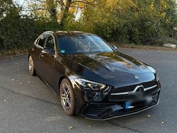 Schwarz Gebraucht 2023 Mercedes C220 AMG line Limousine | 43.000 € (Teuer)
