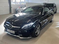 Schwarz Gebraucht 2017 Mercedes C180 AMG Cabrio | 28.400 € (Teuer)
