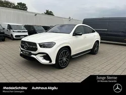 Manufaktur diamantweiß bright (metallic) Gebraucht 2024 Mercedes GLE450 AMG AMG Coupé | 99.470 € (Fairer Preis)