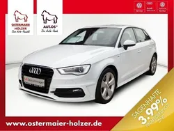 Weiß metallic Gebraucht 2013 Audi A3 Sportback S-Line Limousine | 23.380 €