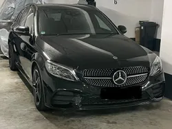Schwarz Gebraucht 2019 Mercedes C300 AMG line Kombi | 22.500 € (Superpreis)