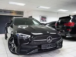Schwarz Gebraucht 2022 Mercedes C300 AMG line Kombi | 35.950 € (Fairer Preis)