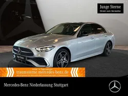 Silber Gebraucht 2024 Mercedes C300e AMG Limousine | 49.990 € (Fairer Preis)