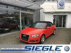 Rot Gebraucht 2010 Audi A3 Cabriolet S-Line Cabrio | 13.880 €