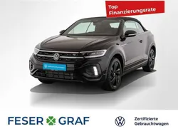 Deep black perleffekt schwarz Gebraucht 2024 VW T-Roc Cabriolet R-line Cabrio | 33.440 € (Guter Preis)