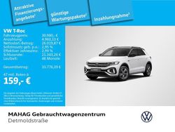 Pure white/schwarz Gebraucht 2025 VW T-Roc R-line SUV | 30.980 € (Fairer Preis)