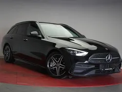 Schwarz Gebraucht 2021 Mercedes C220 AMG line Limousine | 28.950 € (Etwas zu teuer)