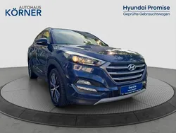 Blau Gebraucht 2018 Hyundai Tucson Passion SUV | 17.900 € (Fairer Preis)