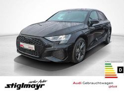 Mythosschwarz metallic Gebraucht 2023 Audi A3 S-Line Limousine | 26.420 € (Guter Preis)