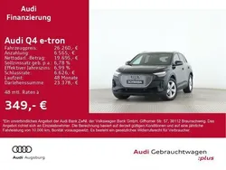 Mythosschwarz metallic Gebraucht 2022 Audi Q4 e-tron Basis SUV | 26.260 € (Fairer Preis)