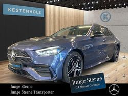 Blau Gebraucht 2024 Mercedes C300e AMG Limousine | 49.333 € (Etwas zu teuer)