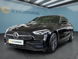 Schwarz Gebraucht 2022 Mercedes C300e Kombi | 37.699 € (Teuer)