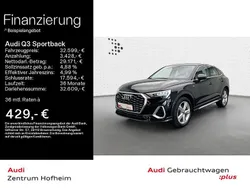 Schwarz Gebraucht 2022 Audi Q3 Sportback S-Line SUV | 32.599 € (Superpreis)