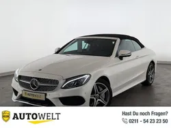 Weiß Gebraucht 2018 Mercedes C400 AMG line Cabrio | 38.960 € (Fairer Preis)