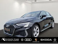 Schwarz Gebraucht 2022 Audi A3 Sportback g-tron S-Line Limousine | 24.290 € (Etwas zu teuer)