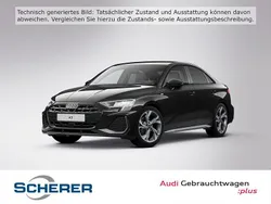 Mythosschwarz metallic Gebraucht 2025 Audi A3 S-Line Limousine | 35.990 € (Guter Preis)