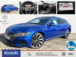 Blau Gebraucht 2023 VW Arteon R-line Kombi | 47.450 €