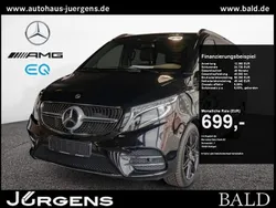 Schwarz obsidian black metallic Gebraucht 2022 Mercedes V300 Avantgarde Edition Van / Kleinbus | 61.800 € (Fairer Preis)