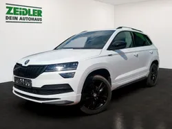 Moon weiss Gebraucht 2019 Skoda Karoq SportLine SUV | 23.450 € (Etwas zu teuer)