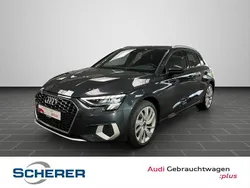 Grau Gebraucht 2023 Audi A3 Sportback Advanced Plus Limousine | 29.990 € (Fairer Preis)