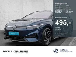 Aquamarinblau metallic schwarz Gebraucht 2025 VW ID.7 Pro Limousine | 49.880 €
