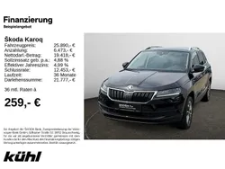 Schwarz Gebraucht 2021 Skoda Karoq Clever SUV | 25.590 € (Fairer Preis)