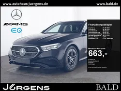 Schwarz obsidianschwarz metallic Gebraucht 2024 Mercedes E450 AMG Kombi | 68.880 € (Superpreis)