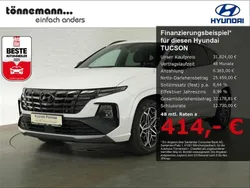 Weiss Gebraucht 2023 Hyundai Tucson N Line SUV | 31.824 € (Fairer Preis)