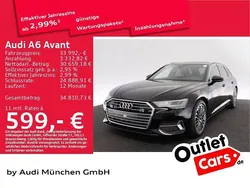 Brillantschwarz Gebraucht 2022 Audi A6 Ambiente Kombi | 33.992 € (Guter Preis)