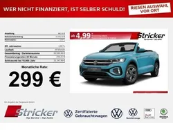 Blau Neu 2025 VW T-Roc Cabriolet R-line Cabrio | 34.490 € (Superpreis)
