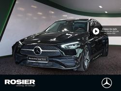 Schwarz Gebraucht 2024 Mercedes C220 AMG line Kombi | 49.900 €